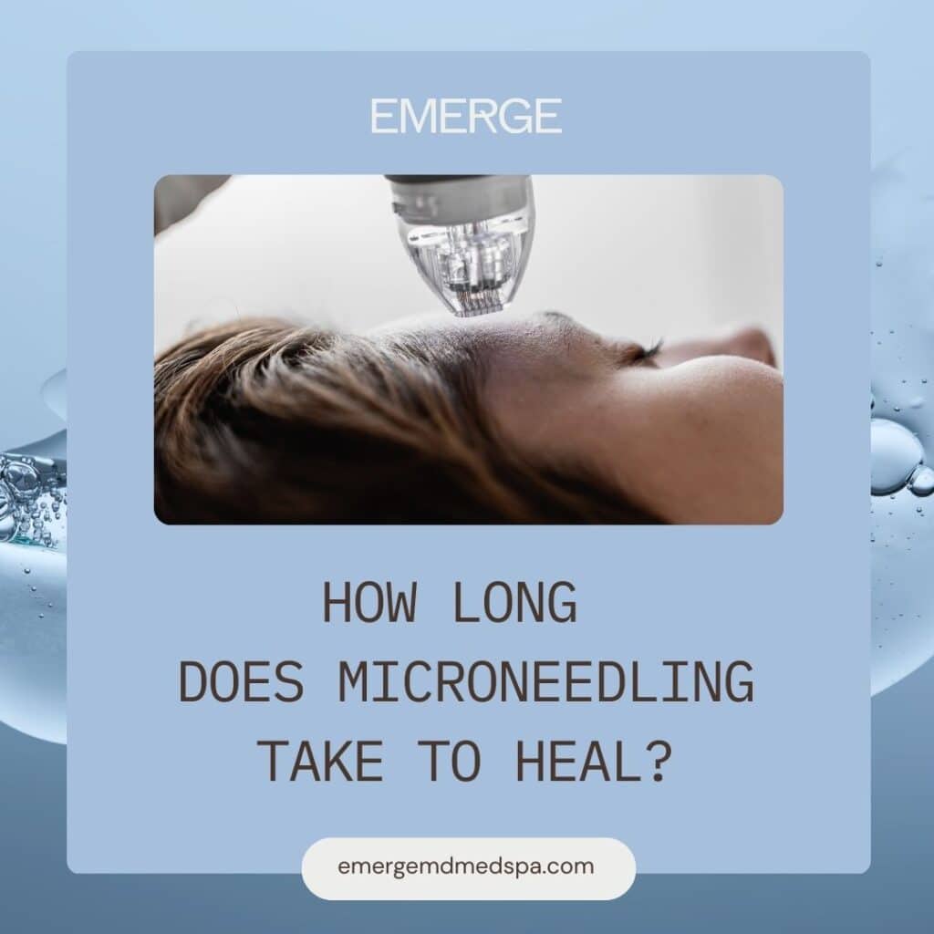 How long does microneedling take to heal?