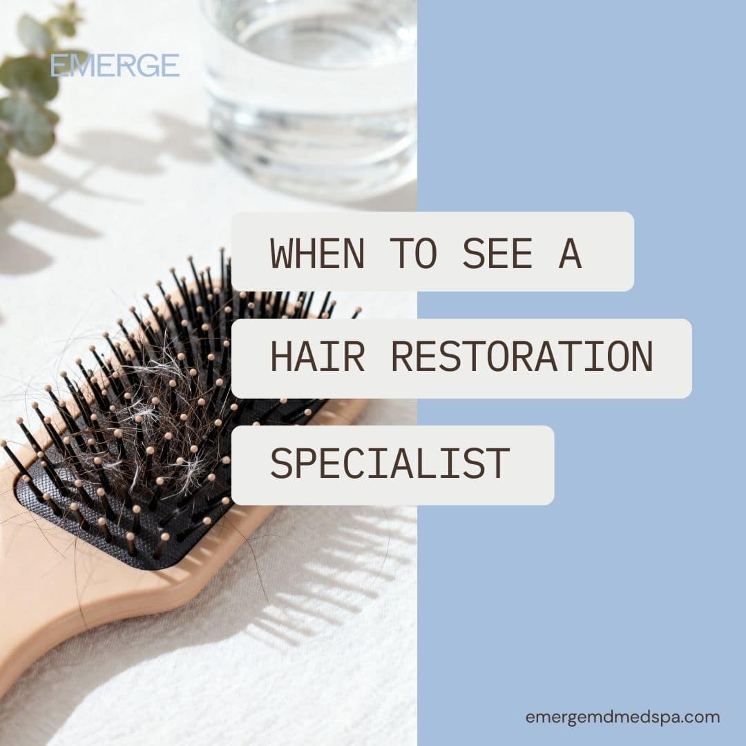 when to see a hair restoration specialist
