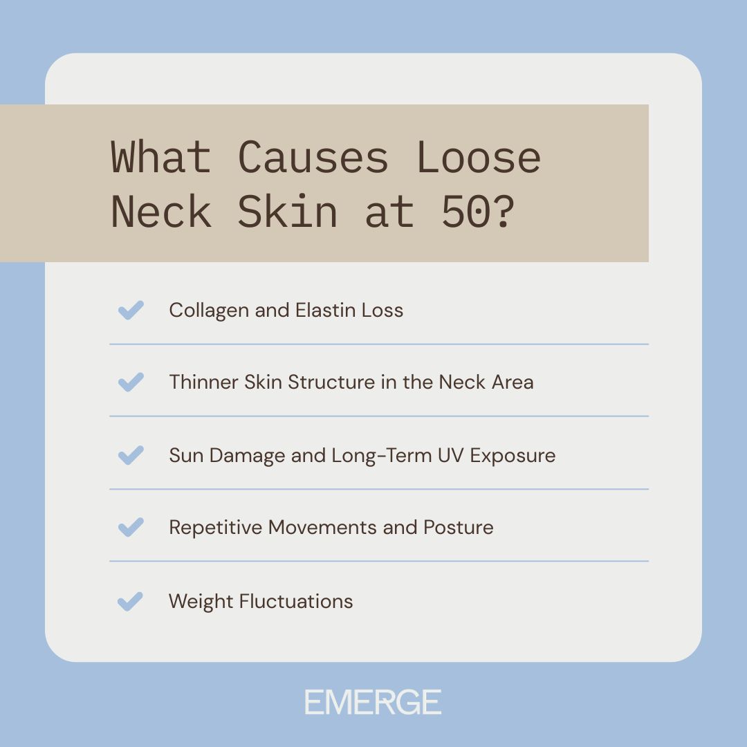 What Causes Loose Neck Skin at 50